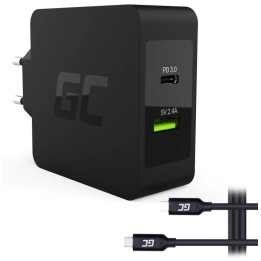 GREEN CELL CHAR10 Ladowarka sieciowa 45W PD z przewodem USB-
