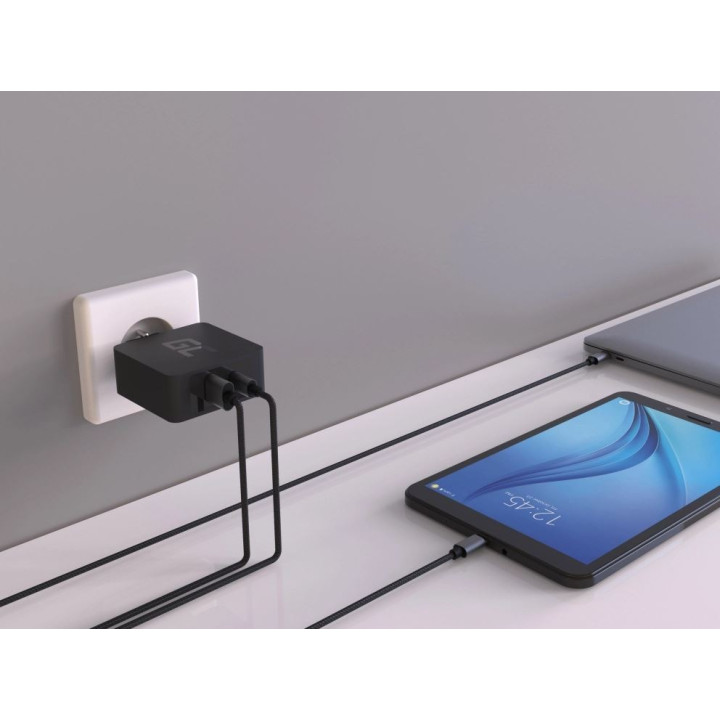 GREEN CELL CHAR10 Ladowarka sieciowa 45W PD z przewodem USB-