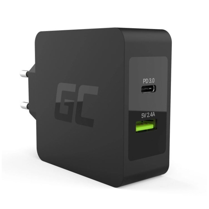 GREEN CELL CHAR10 Ladowarka sieciowa 45W PD z przewodem USB-