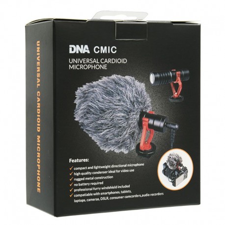 DNA CMIC mikrofon pojemnościowy do kamery aparatu DSLR telefonu