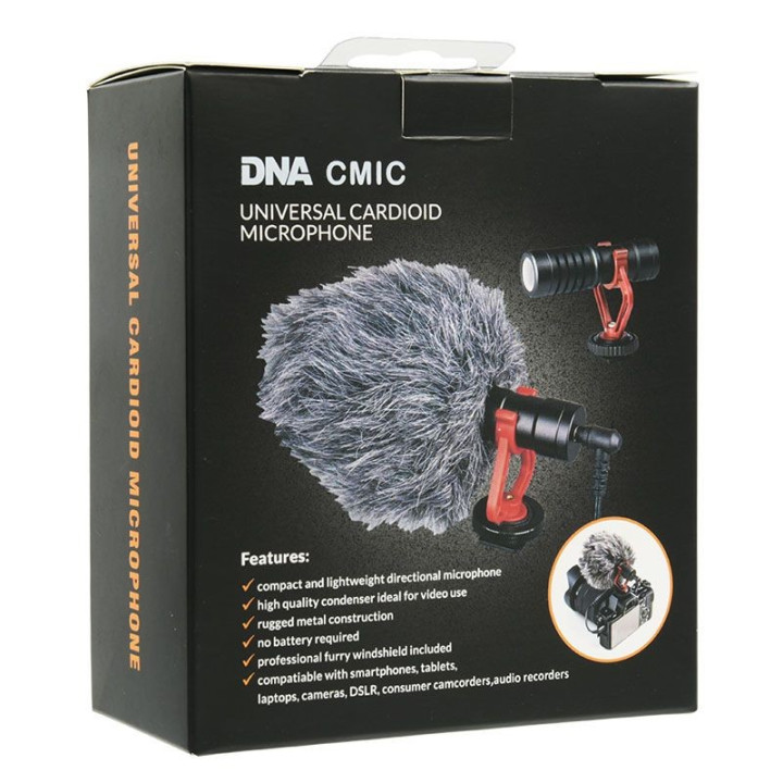 DNA CMIC mikrofon pojemnosciowy do kamery aparatu DSLR telef