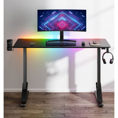 MOZOS GDDESK RGB biurko gamingowe z podświetleniem RGB