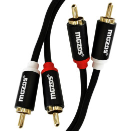 MOZOS MCABLE-2R2R kabel 2x RCA - 2x RCA 1m (2x cinch - 2x ci