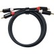 MOZOS MCABLE-2R2R kabel 2x RCA - 2x RCA 1m (2x cinch - 2x cinch)