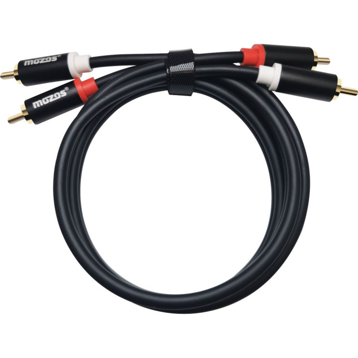 MOZOS MCABLE-2R2R kabel 2x RCA - 2x RCA 1m (2x cinch - 2x ci