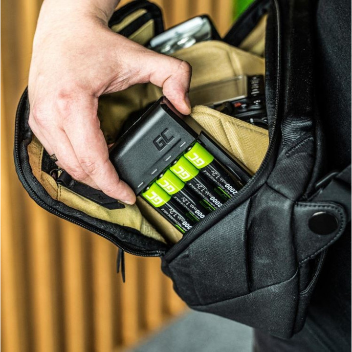 Ladowarka Green Cell akumulatorków baterii AAA AA
