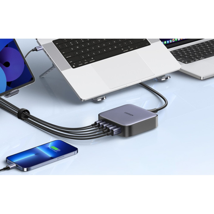 UGREEN 40914 Ladowarka sieciowa 200W GaN 2xUSB-A, 4xUSB-C