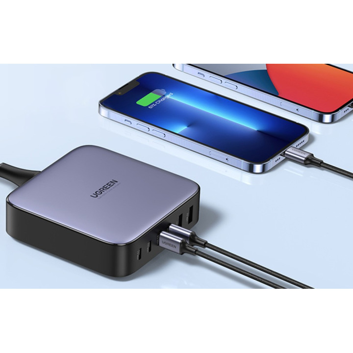UGREEN 40914 Ladowarka sieciowa 200W GaN 2xUSB-A, 4xUSB-C