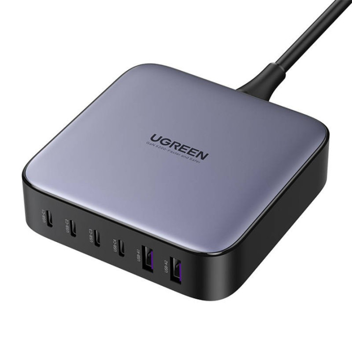 UGREEN 40914 Ladowarka sieciowa 200W GaN 2xUSB-A, 4xUSB-C