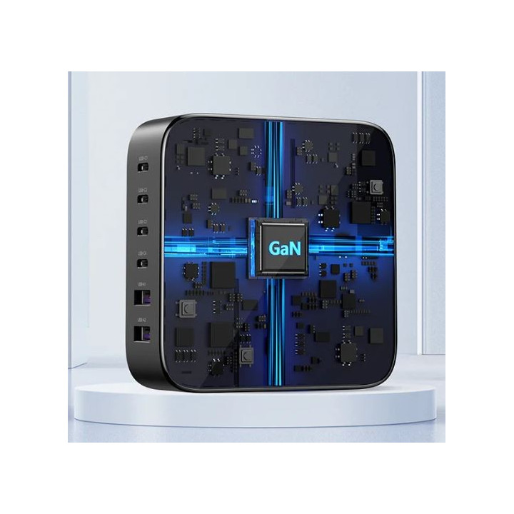 UGREEN 40914 Ladowarka sieciowa 200W GaN 2xUSB-A, 4xUSB-C