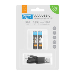 NEWELL akumulator AAA USB-C 500 mAh 2 szt. blister