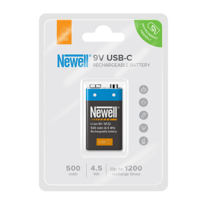 NEWELL akumulator 9 V USB-C 500 mAh
