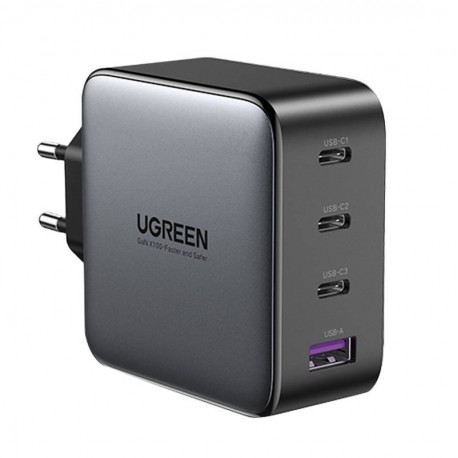 UGREEN 90575 Ładowarka sieciowa 100W CD226 3x USB-C, 1x USB-A, GaN, PD3.0