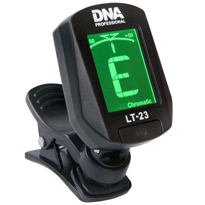 DNA LT23 stroik tuner do gitary basu ukulele klips