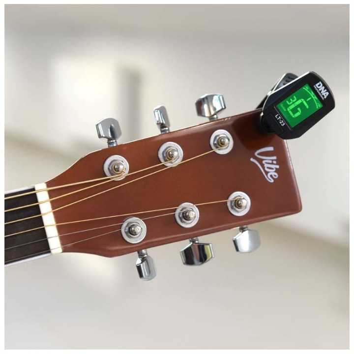 DNA LT23 stroik tuner do gitary basu ukulele klips