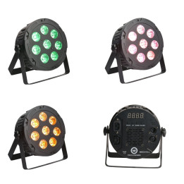 LIGHT4ME Penta Par 8x12W MKII RGBWA LED slim