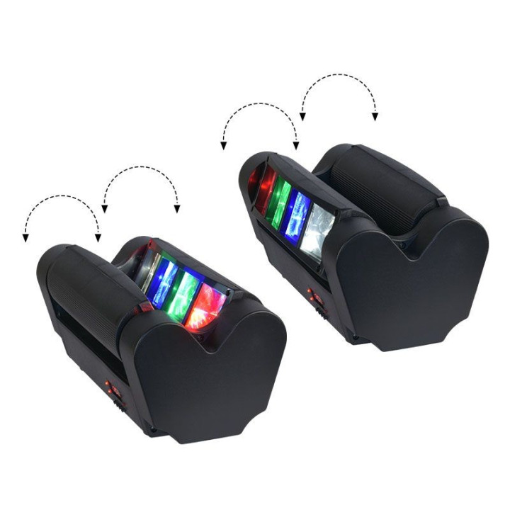 LIGHT4ME Spider MKII Turbo efekt swietlny led 8x3W