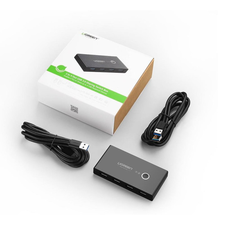 UGREEN 30768 Switch przelacznik KVM USB 3.0 2x4