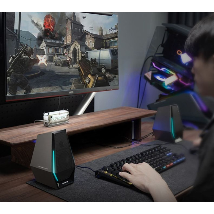 EDIFIER HECATE G1500 Black zestaw stereo USB Bluetooth RGB c