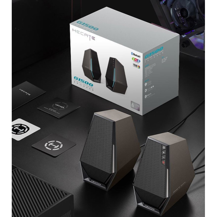 EDIFIER HECATE G1500 Black zestaw stereo USB Bluetooth RGB c