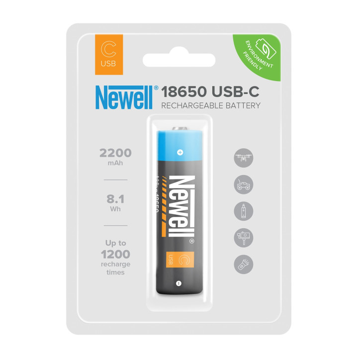 NEWELL akumulator 18650 USB-C 2200 mAh