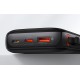 BASEUS PPQD060101 Powerbank Qpow Pro z kablem USB-C, USB-C, USB, 10000mAh, 22.5W (czarny)