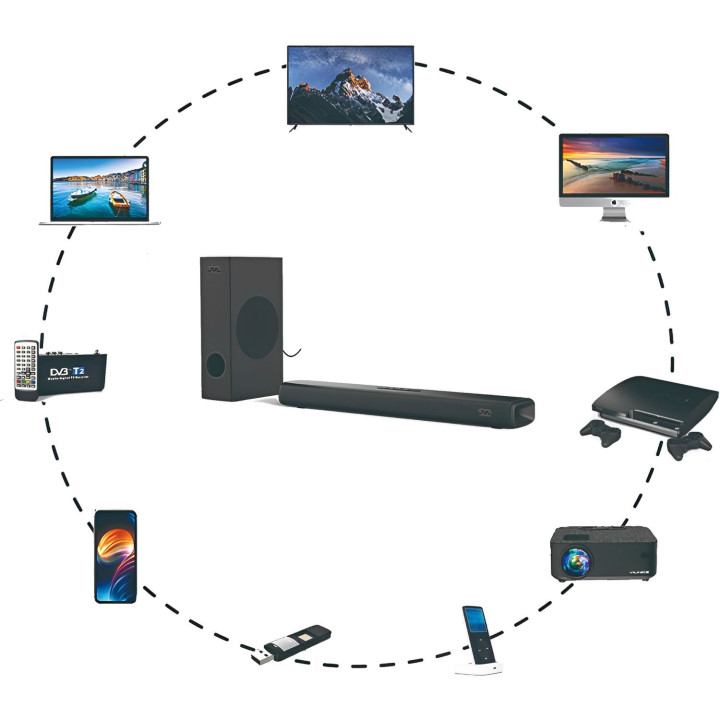 MOZOS THEATER sounbard 2.1 bluetooth