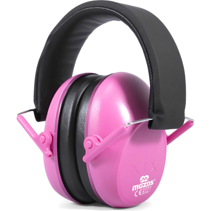 MOZOS KM 5 PINK nauszniki ochronne rózowe