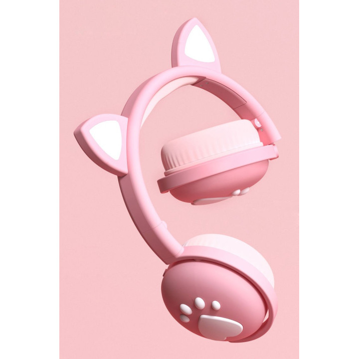 MOZOS KID DOG rózowe sluchawki bluetooth dla dzieci