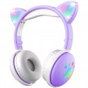 MOZOS KID DOG fioletowe słuchawki bluetooth dla dzieci