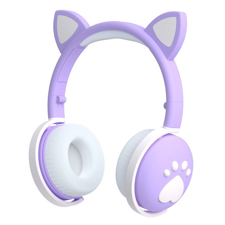 MOZOS KID DOG fioletowe sluchawki bluetooth dla dzieci