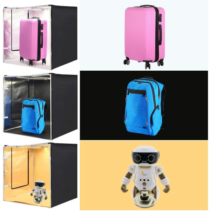 PULUZ PU5080 namiot bezcieniowy 80cm x 80cm LED 5500K
