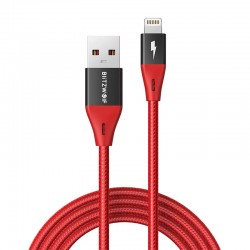 BLITZWOLF BW-MF10 Pro Red przewód USB-Lightning czerwony MFI