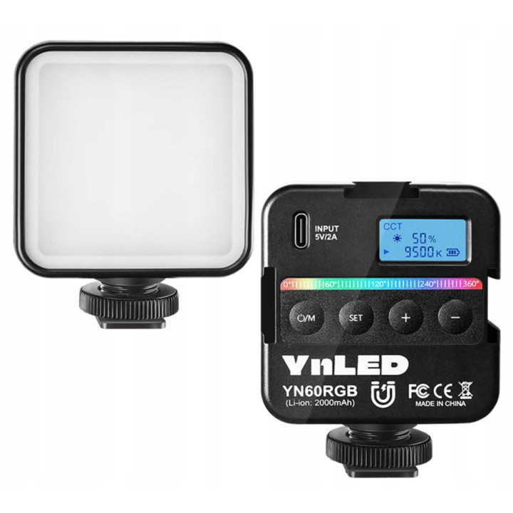 YONGNUO YN60 RGB lampa LED WB (2500 K - 9500 K)