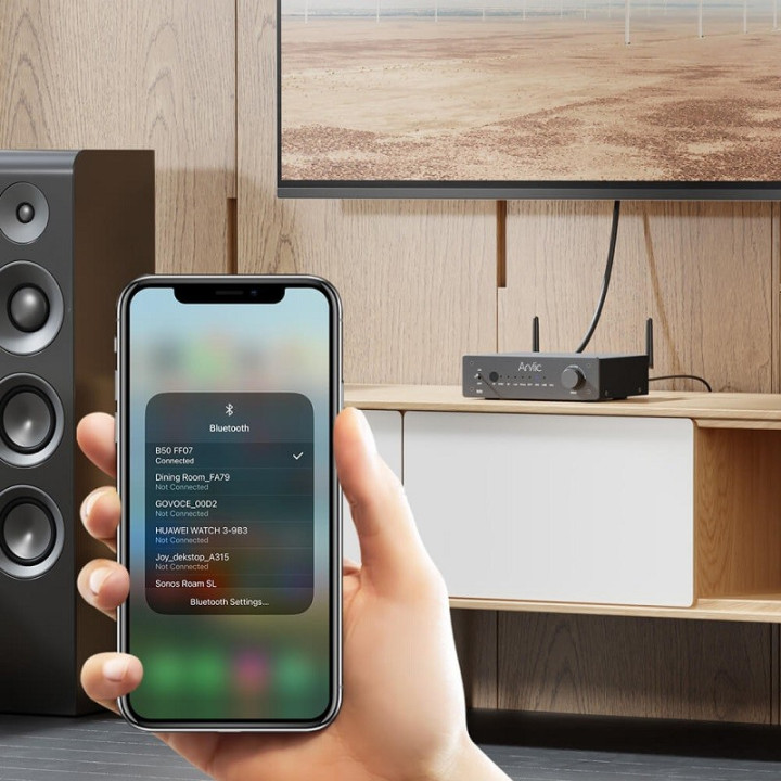 ARYLIC B50 wzmacniacz 100W HDMI bluetooth DAC USB