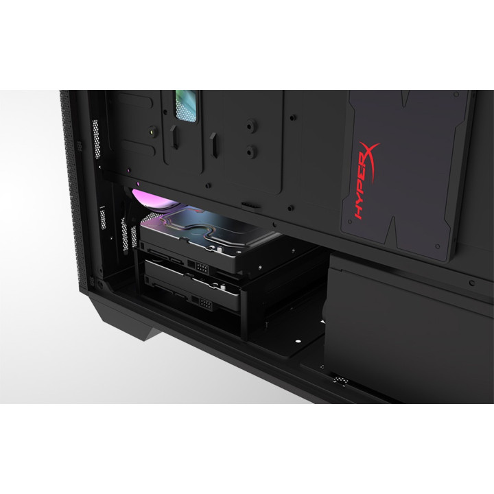 DARKFLASH DK151 LED Obudowa komputerowa 3 wentylatory czarna