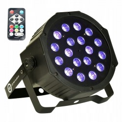 LIGHT4ME LED PAR 18x3W UV reflektor oświetlacz ultrafioletowy