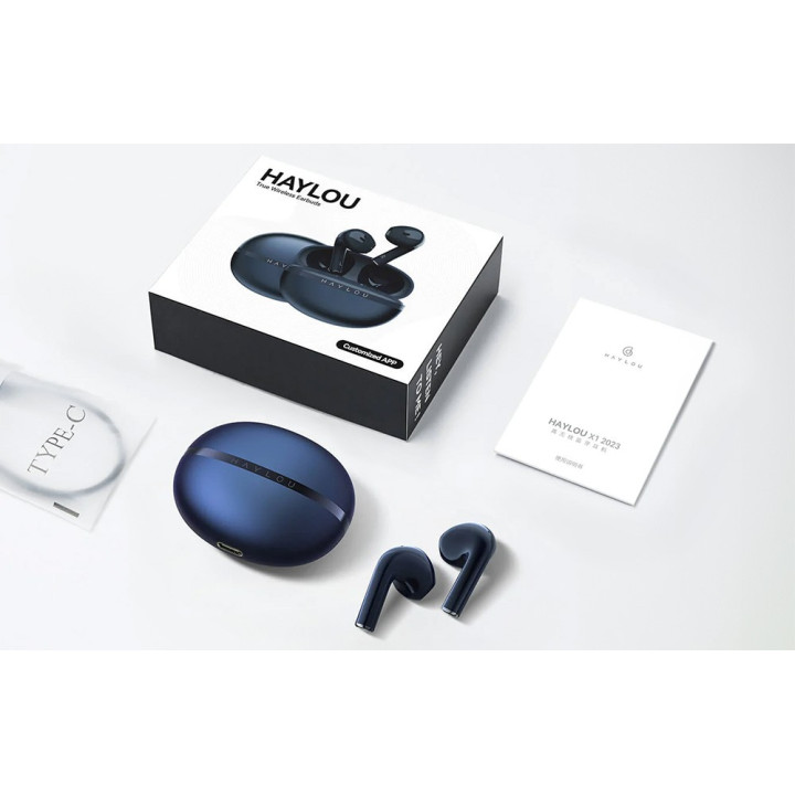 HAYLOU X1 2023 Sluchawki bluetooth douszne niebieskie