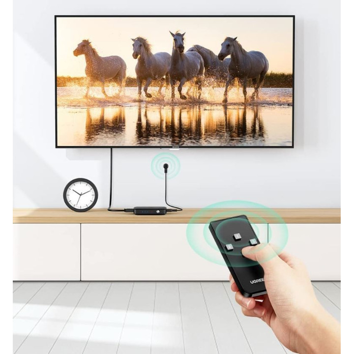 UGREEN 80125 Przelacznik Switch UGREEN CM332 3w1 HDMI 1.4 4K