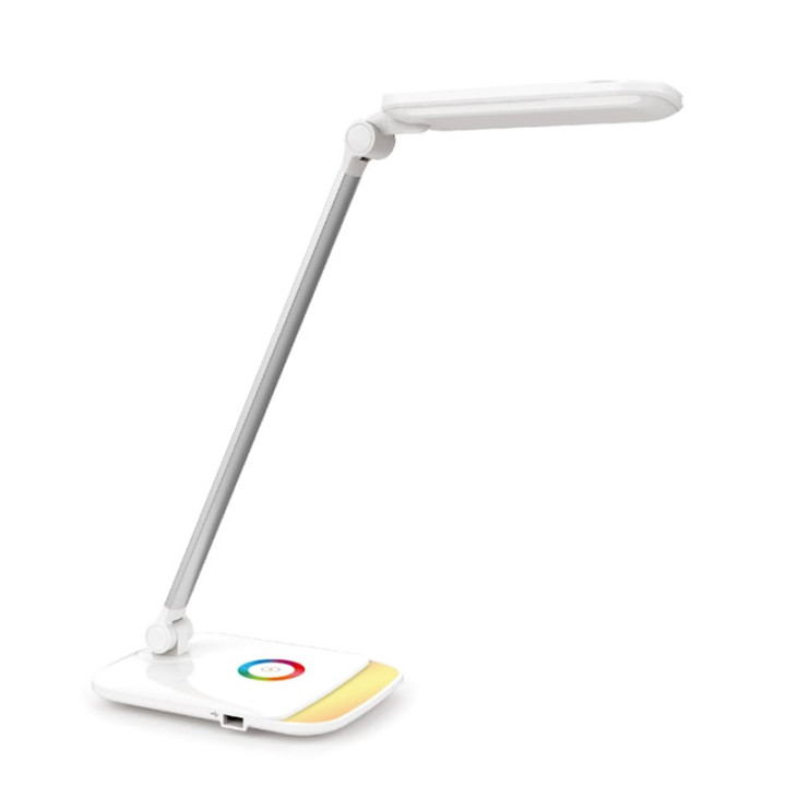 PLATINET PDLQ60 Lampka biurkowa 12W z ladowarka USB