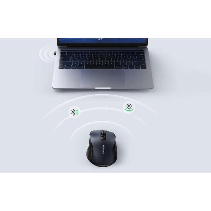 UGREEN 90545B Bezprzewodowa myszka 2.4 GHz czarna