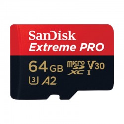 SANDISK EXTREME PRO microSDXC 64GB Karta pamięci 200/90 MB/s UHS-I U3