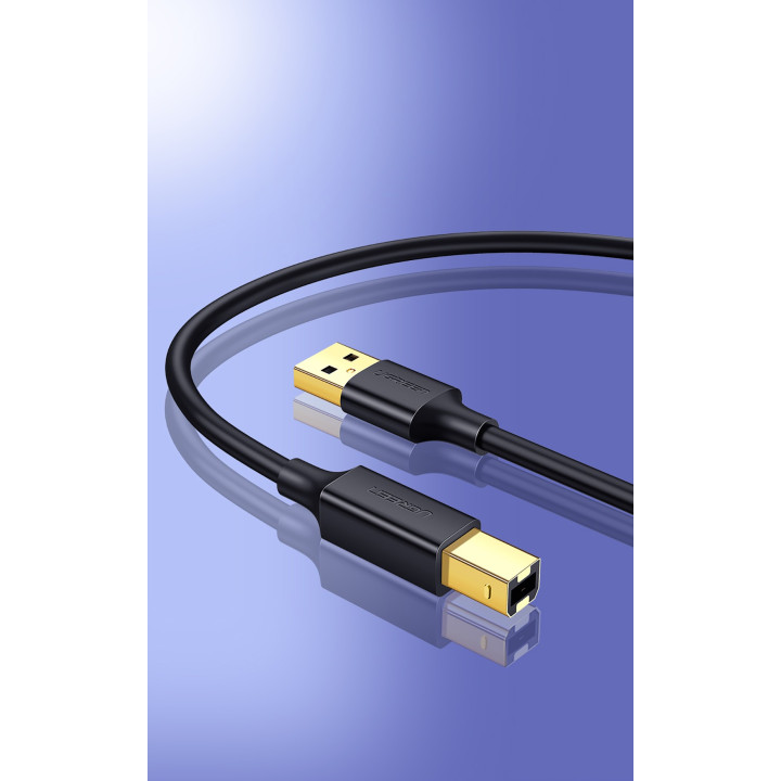 UGREEN 10352 kabel do drukarki pozlacany USB 2.0 A-B 5m