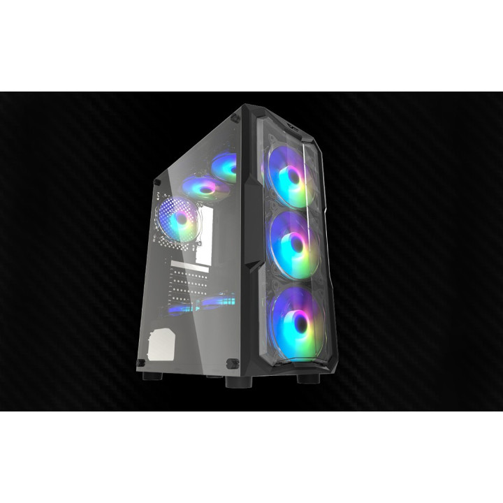 DARKFLASH Aquarius Mesh Obudowa komputerowa czarna