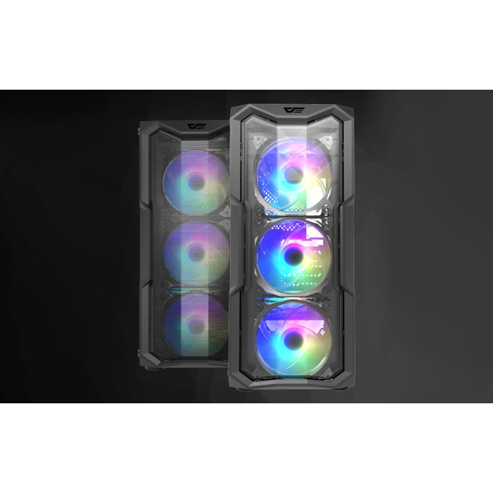 DARKFLASH Aquarius Mesh Obudowa komputerowa czarna