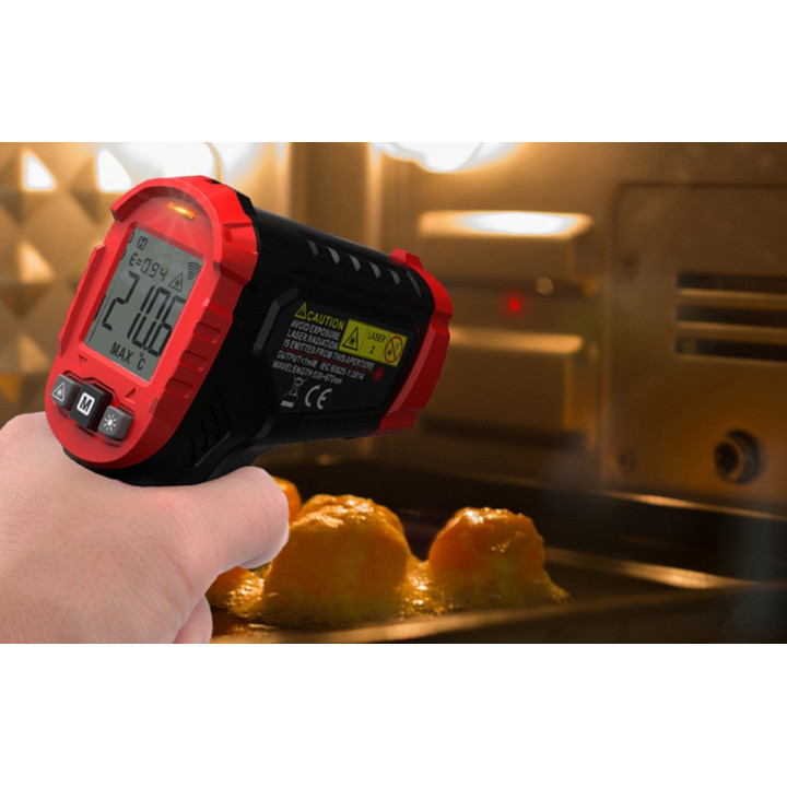 HABOTEST HT641B Cyfrowy pirometr laserowy z wyswietlaczem