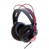ISK HP-580 słuchawki przewodowe czarno-czerwone