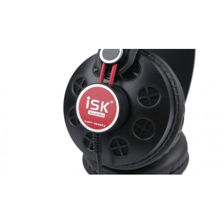 ISK HP-580 czarno-czerwone