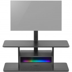 MOZOS CTS2 szafka RTV z uchwytem na TV VESA do 600x400 podświetlenie LED RGB