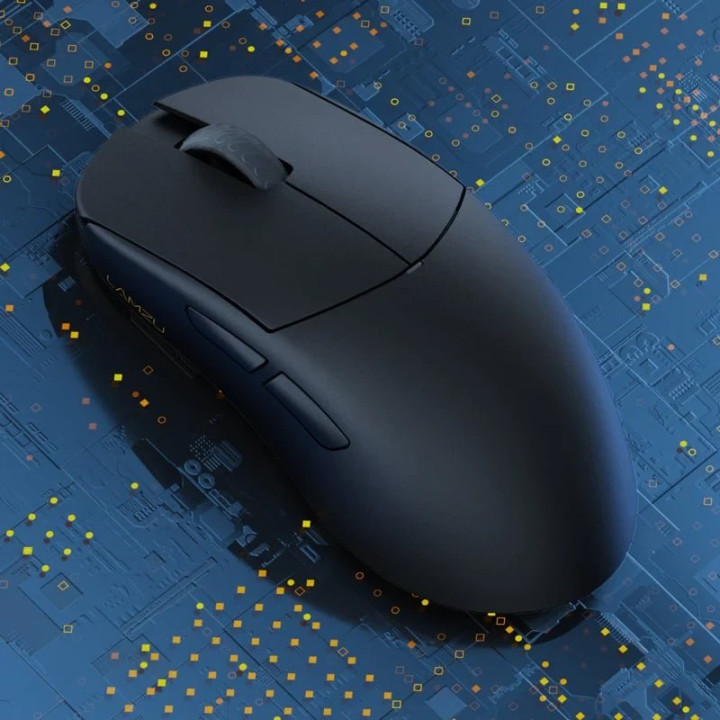 LAMZU Atlantis Mini 4K Wireless Charcoal Black mysz USB bezp